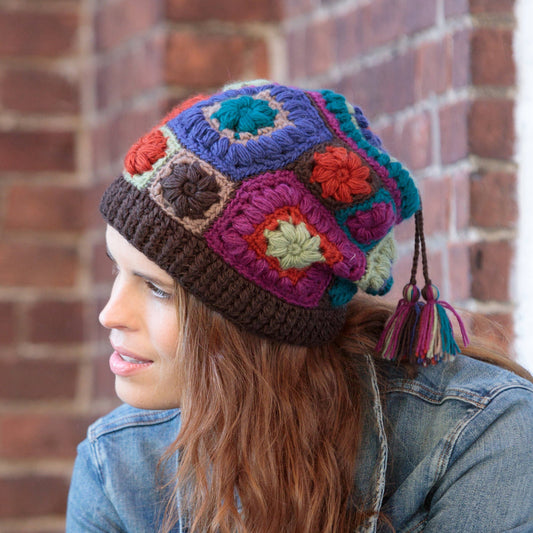 Lost Horizon Aria - Wool Crochet Slouch Hat