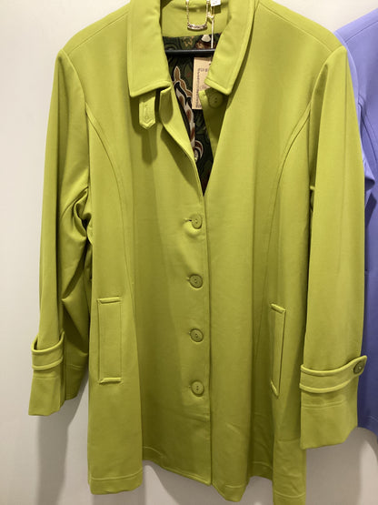 Blue sky casual button jacket