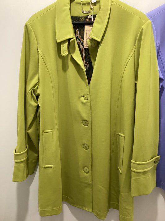 Blue sky casual button jacket