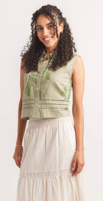 Papillon Cotton Sage Tank