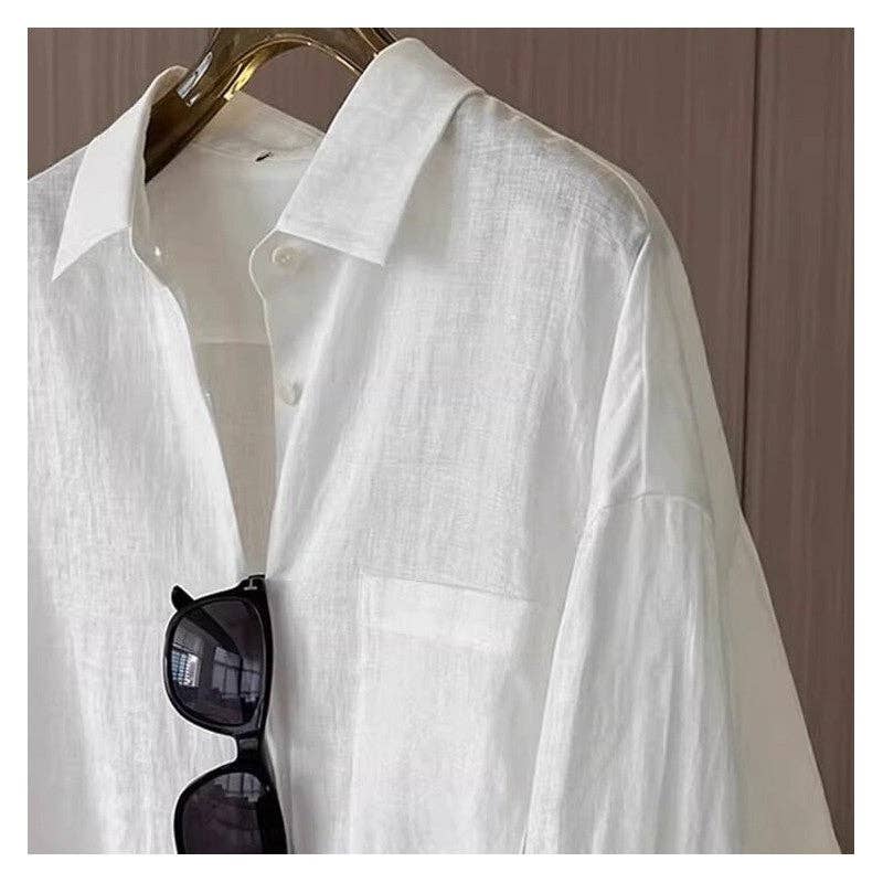 White Long Sleeve Shirt