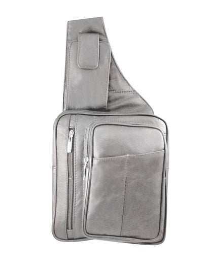 Roma leather Sling purse with water bottle and phone holder
