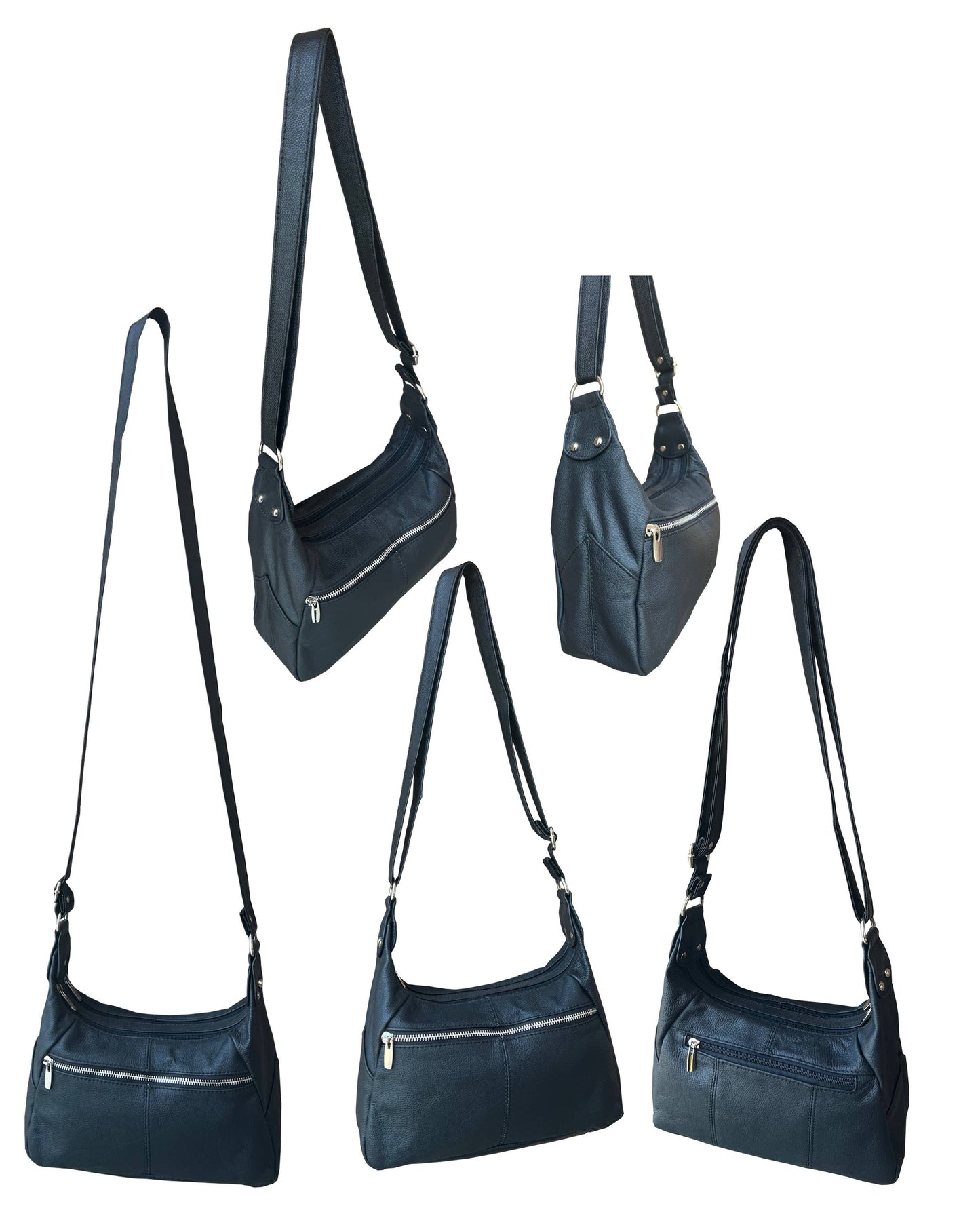 Roma Cowhide leather crossbody shoulder bag