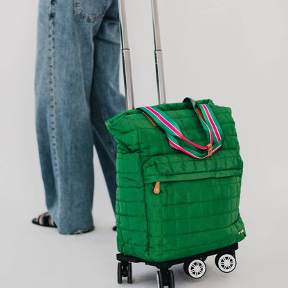 Pretty Simple Quilted Tote Roller Bag