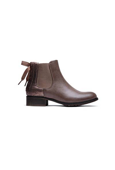 Lady Glory Python Print Chelsea Boots