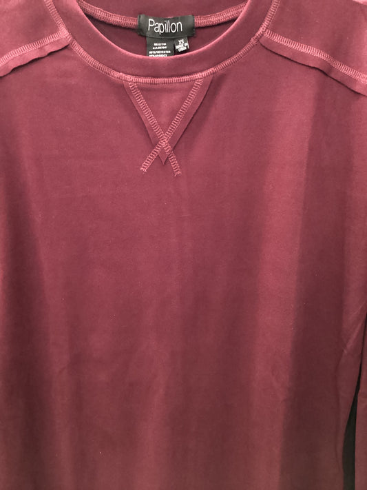 Papillon Plum Sweater Dress with pockets