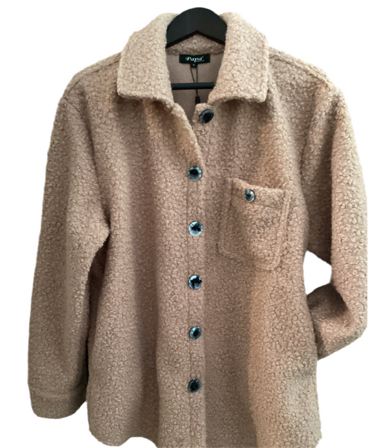 Papa Oversized Wool Shacket