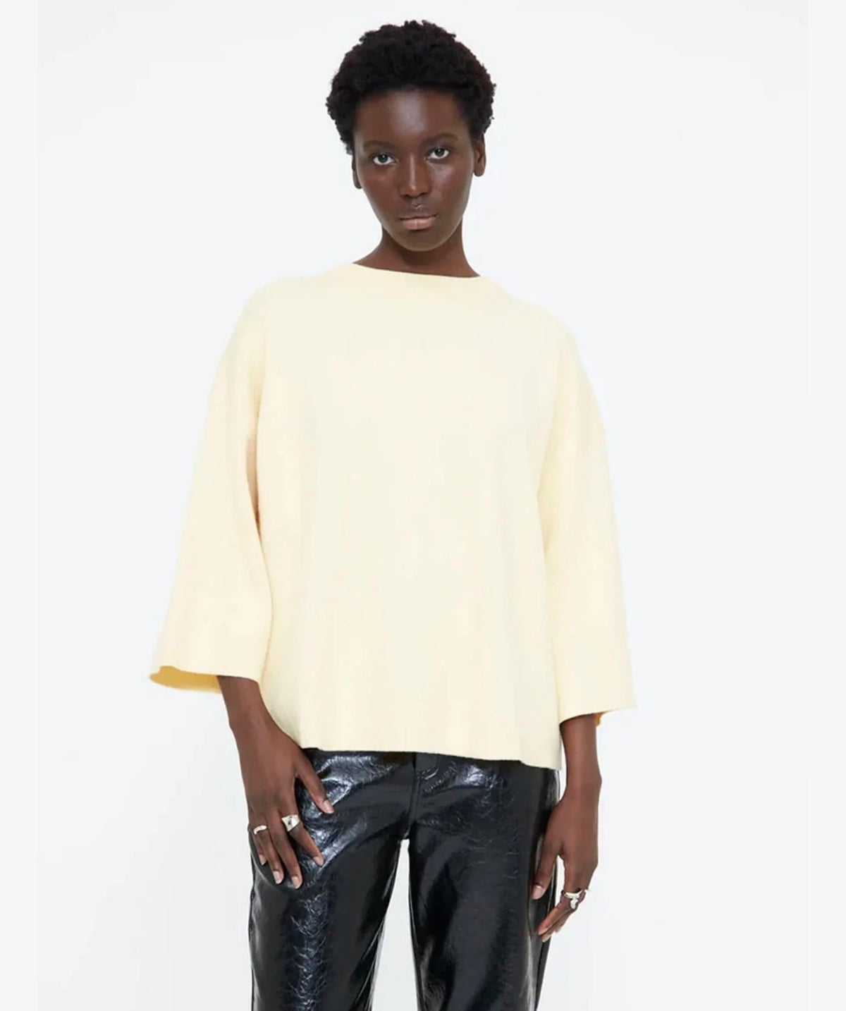 Wild Pony Yellow Knit Top