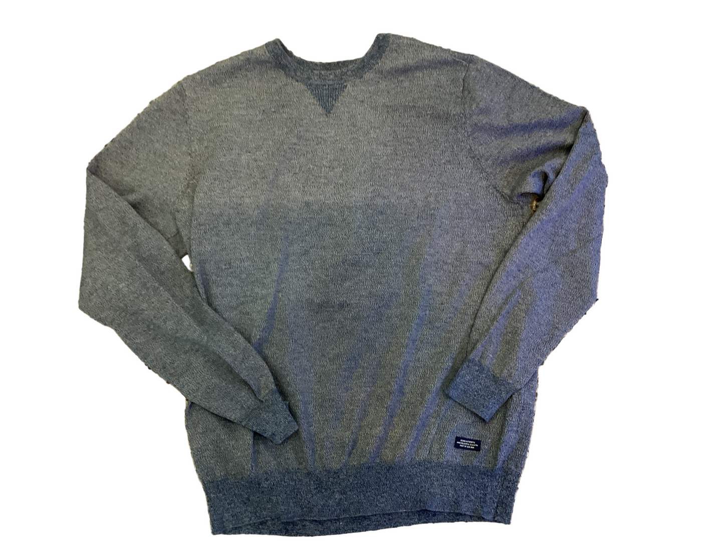 Blend Crewneck Knit Sweater blue