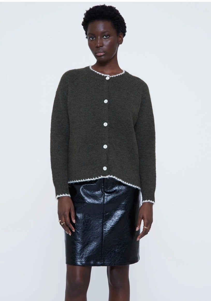 Wild Pony Dark Green Cardigan