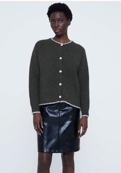 Wild Pony Dark Green Cardigan