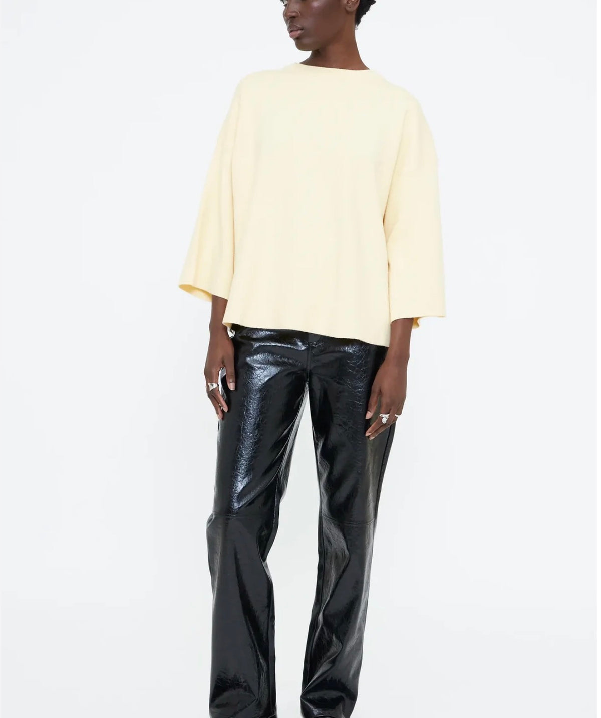 Wild Pony Yellow Knit Top