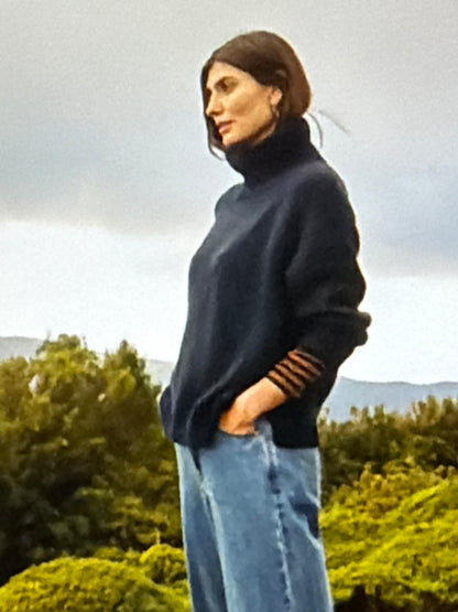 Soya Concept Halime Navy Sweater