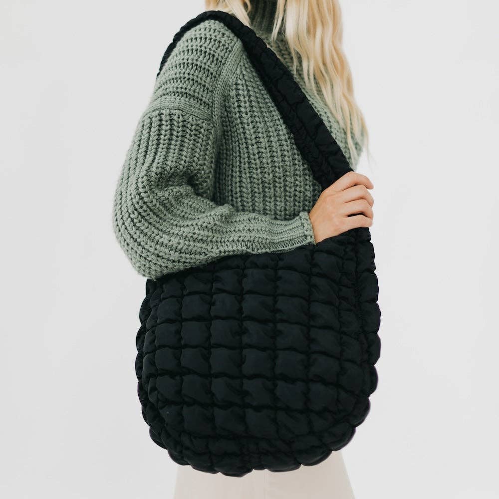 Pretty simple Carmen Quilted Hobo Tote Bag