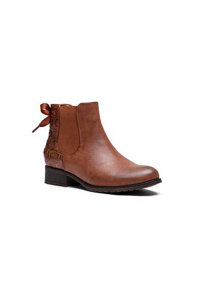 Lady Glory Python Print Chelsea Boots