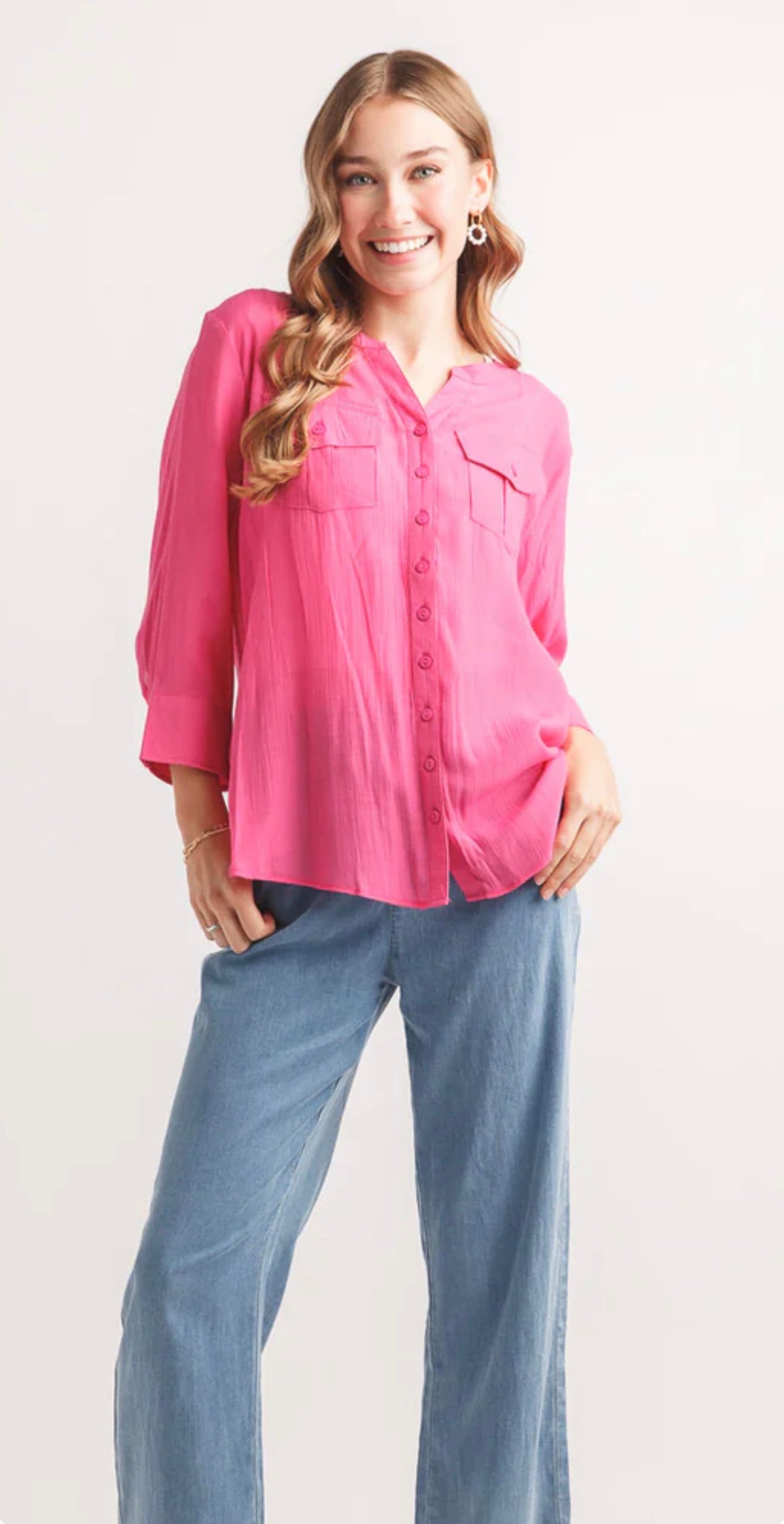Papillon Fushia Blouse