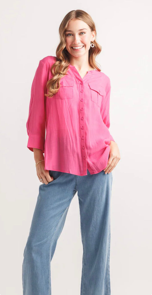 Papillon Fushia Blouse