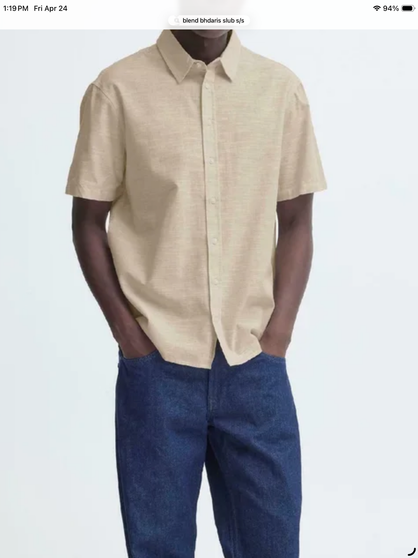 Blend Shirt Daris Slub