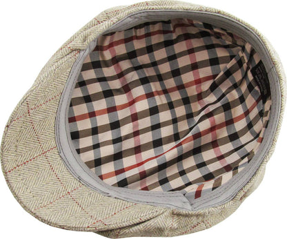 Herringbone Button Ascot hat