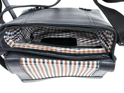 Green Wood Leather Shoulder Bag Dubbo GW196651