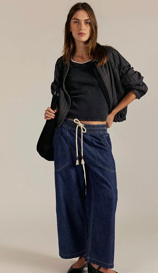 FP Easy Peasy Pull On cotton jeans