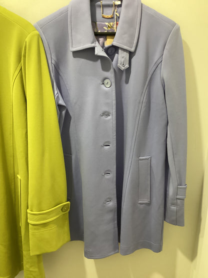 Blue sky casual button jacket