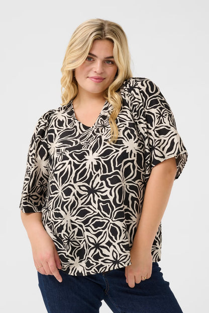 Kaffe Chaliah Flared Blouse