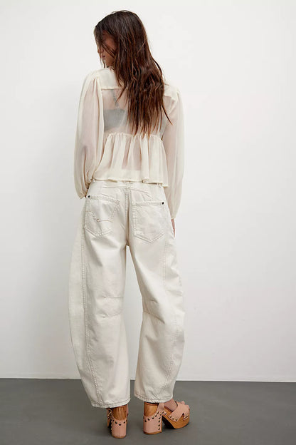 FP barrel Jean milk Color