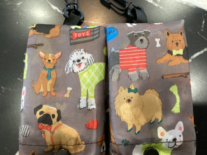 Reusable clip on shopping bag