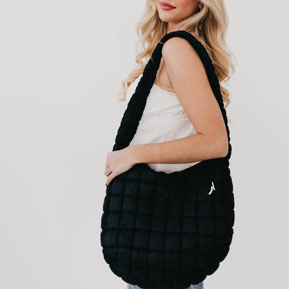 Pretty simple Carmen Quilted Hobo Tote Bag