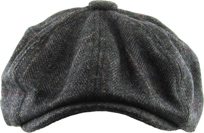 Herringbone Button Ascot hat