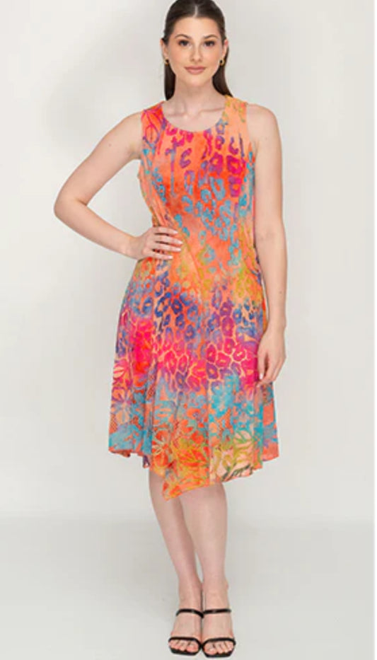 Miss Nikky Colorful Tank Dress 1305
