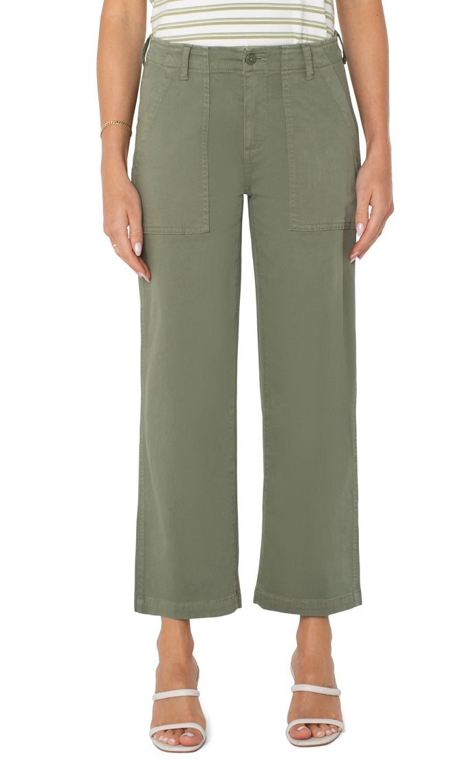 Liverpool crop cargo pants