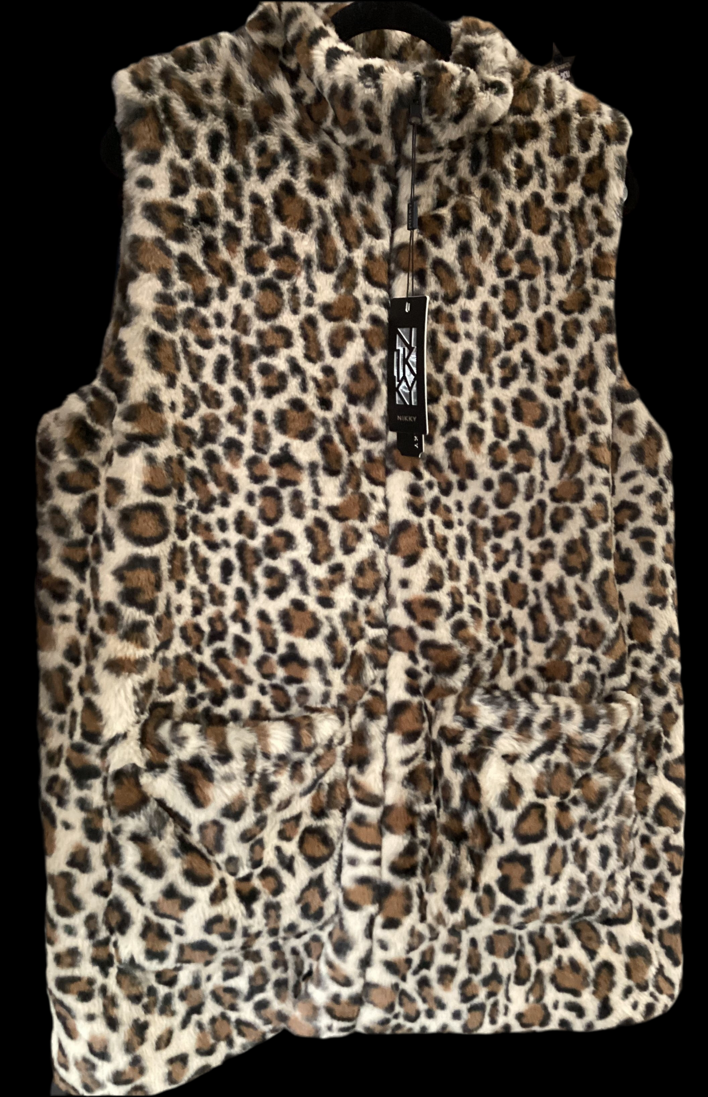 Miss Nikky Faux Fur Reversible Vest