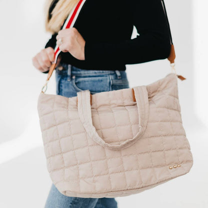 Pretty simple Day Dreamer Quilted Tote Bag