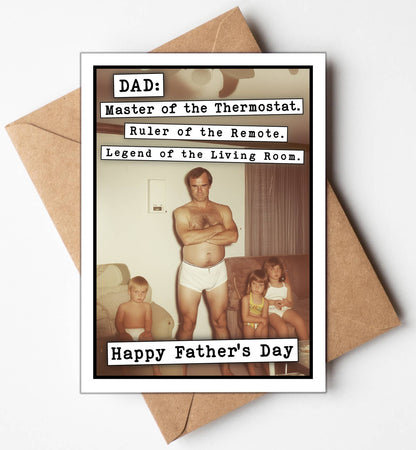 Funny Fathers Day Cards | Free Display Stand | Made in USA
