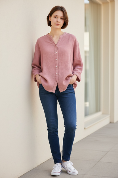 Papa Gauze 3/4 Sleeve shirt