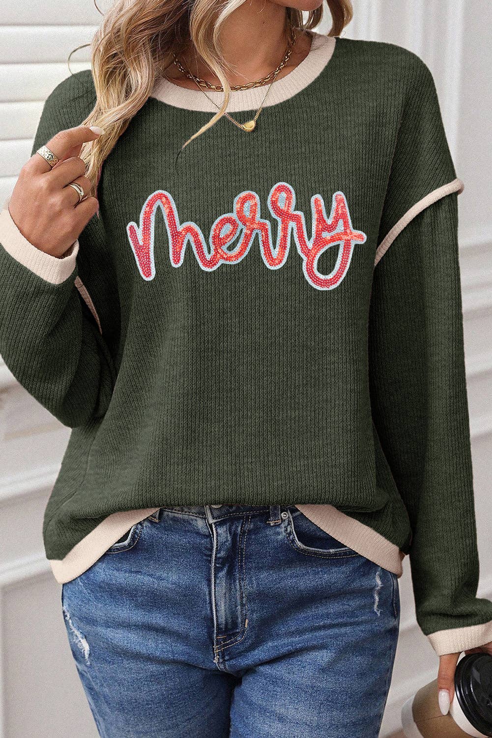 Merry Knitted Long Sleeve Top