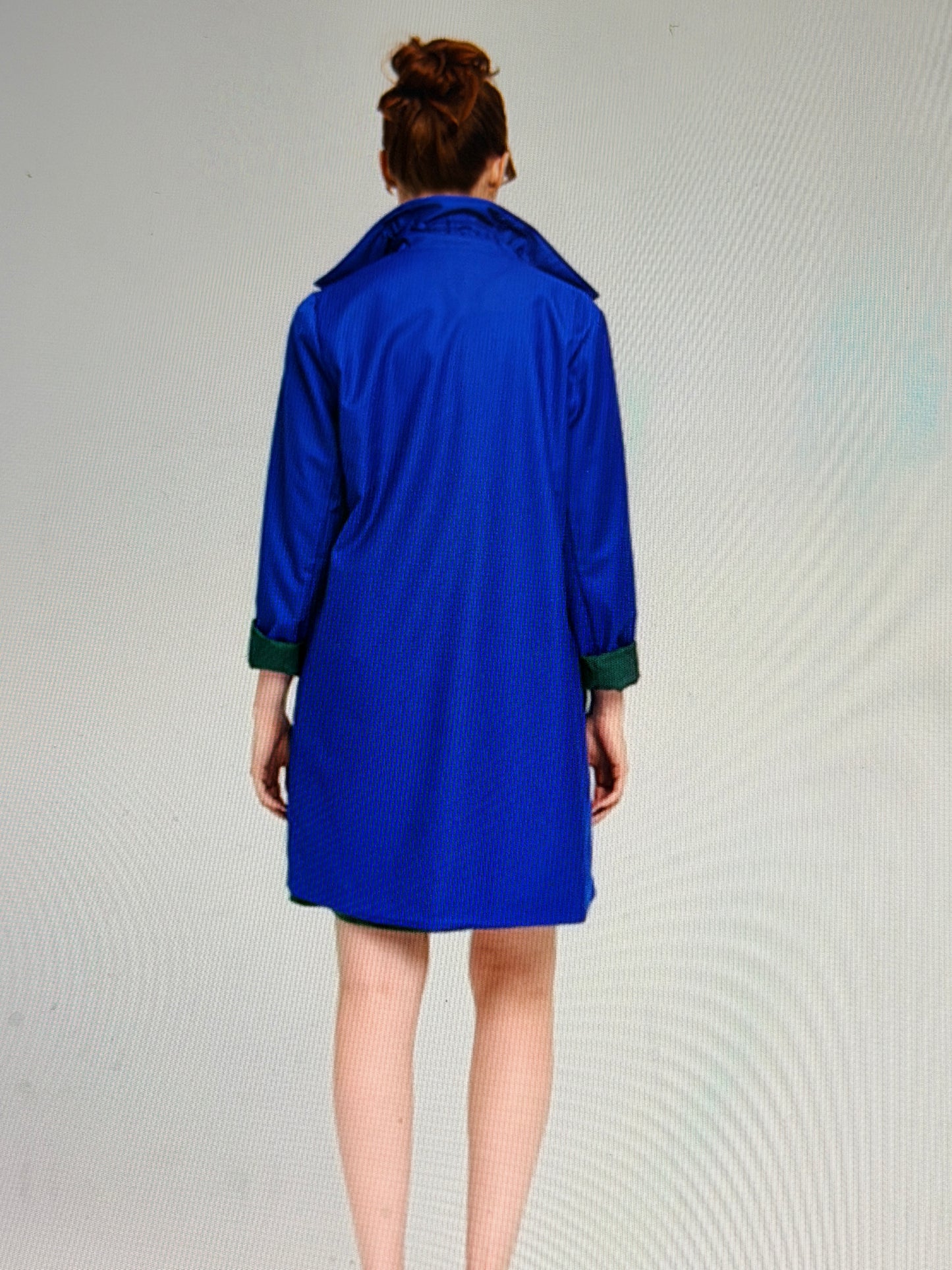 Red Coral Jacket with Wired Collar