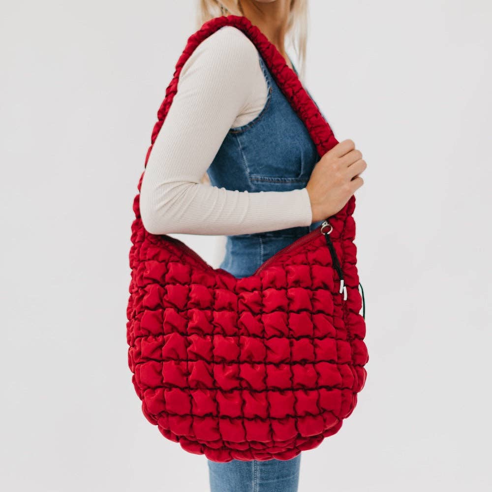 Pretty simple Carmen Quilted Hobo Tote Bag