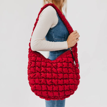 Pretty simple Carmen Quilted Hobo Tote Bag