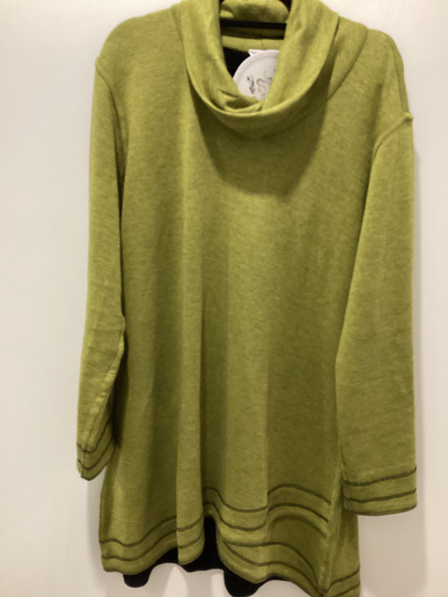 Parsley & sage green reversible tunic green