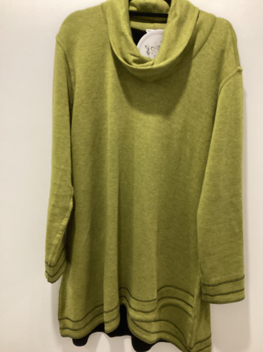 Parsley & sage green reversible tunic green