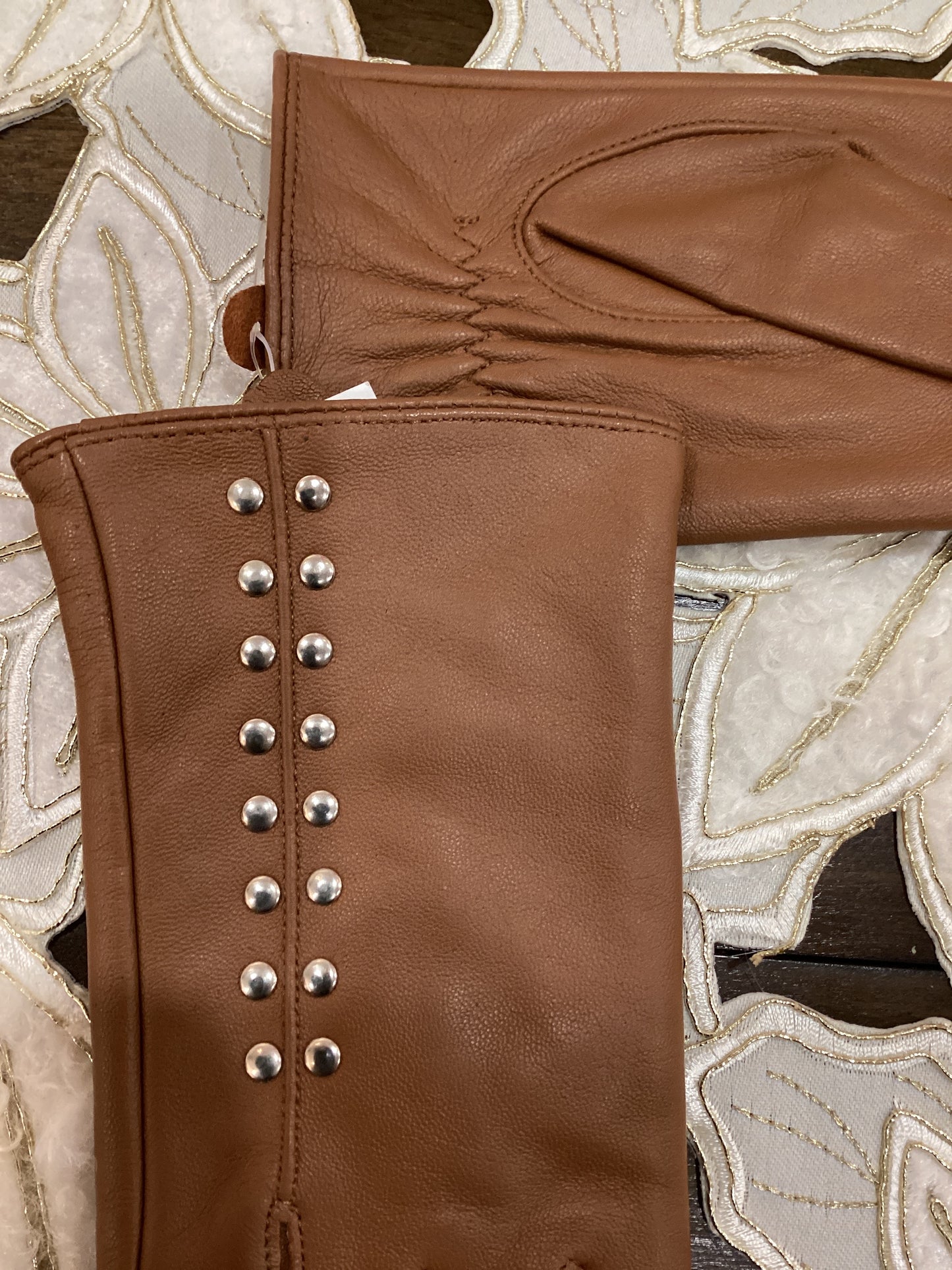 Armoir Leather Studded Gloves
