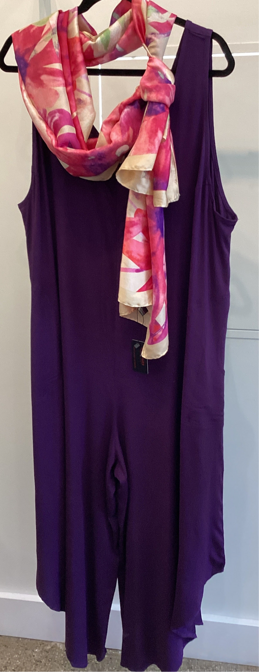 Blue Sky Purple Romper