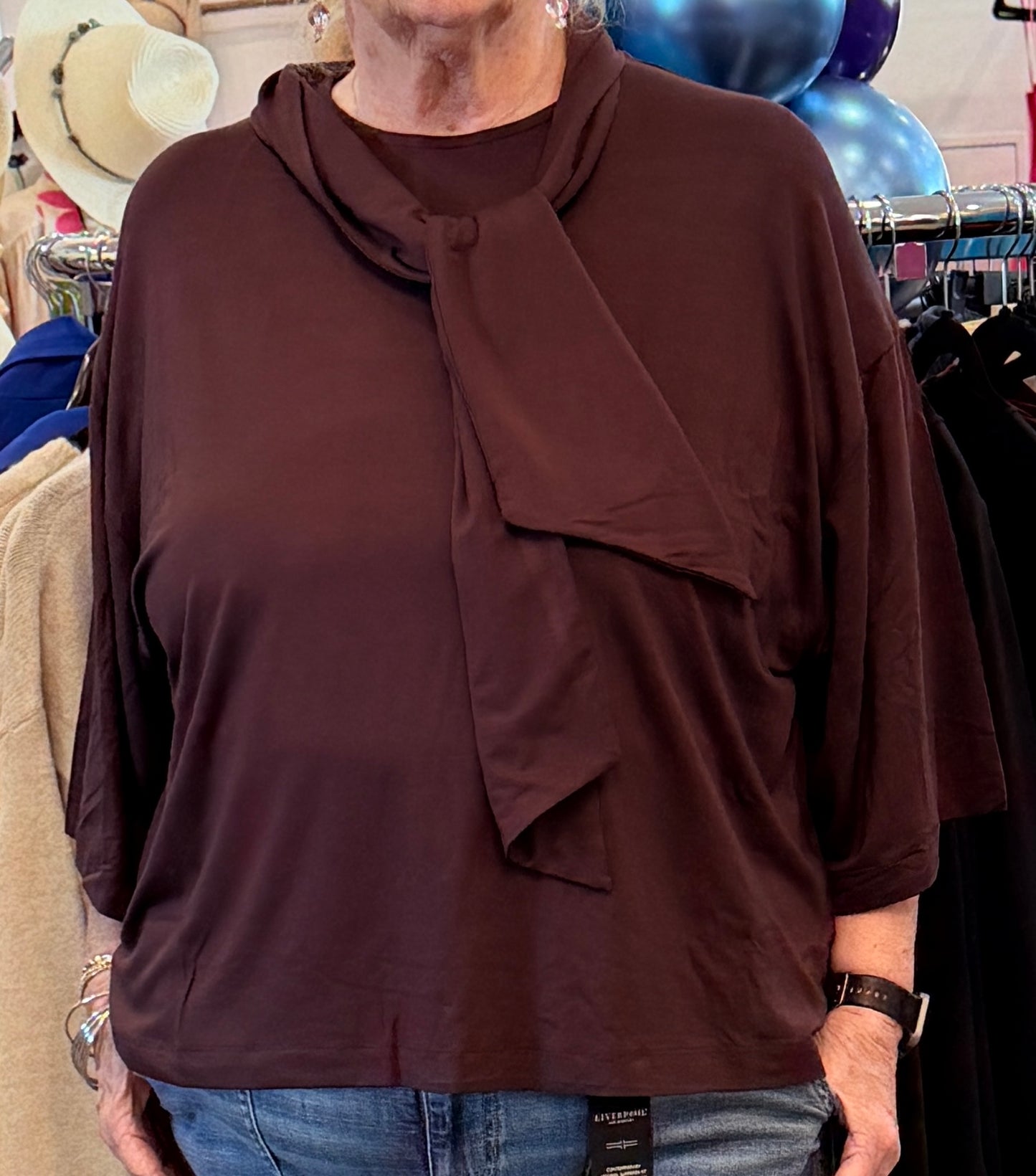 Soya Concept Marica 3/4 Sleeve with scarf