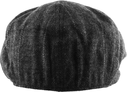 Herringbone Button Ascot hat