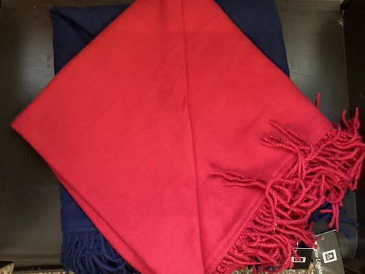 CL Fringed shawl