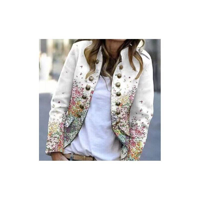 Printed Short Felt style Coat
