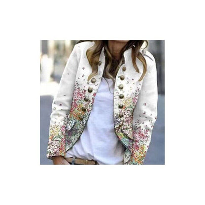 Printed Short Felt style Coat